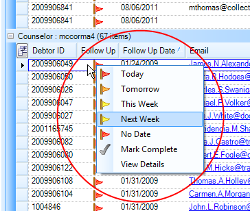 Schedule Debtor FollowUp